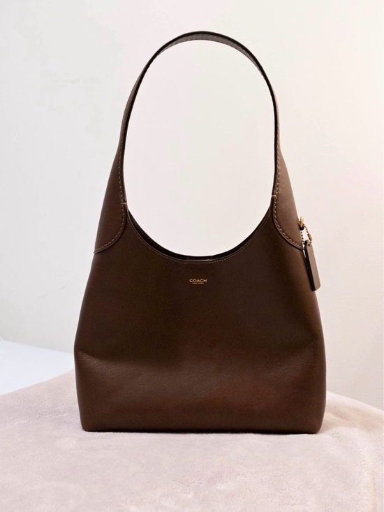 Coach Handbags - Coach Dark Brown Leather Hobo Shoulder Bag